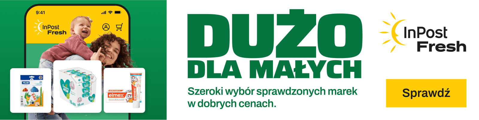 Dużo dla małych. Szeroki wybór sprawdzonych marek w dobrych cenach