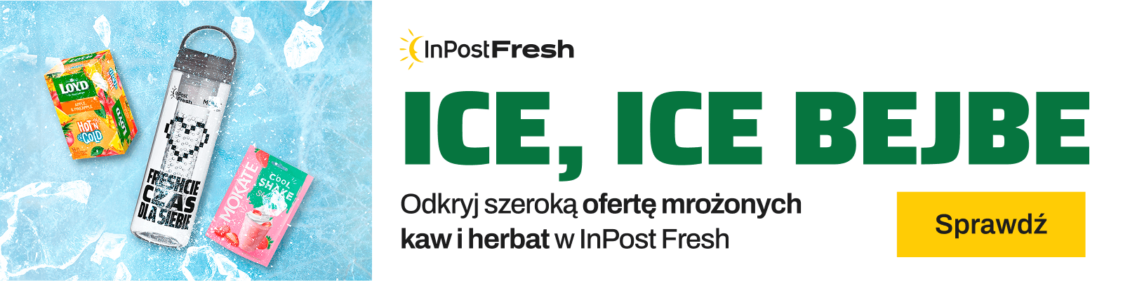 Ice ice bejbe. Odkryj szeroką ofertę mrożonych kaw i herbat w InPost Fresh