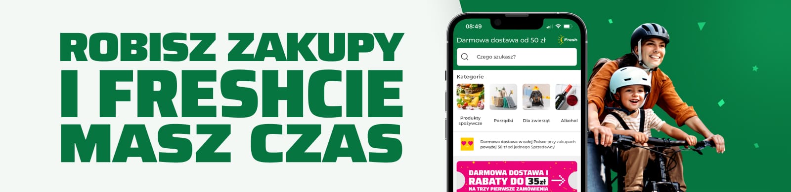 Robisz zakupy i freshcie masz czas