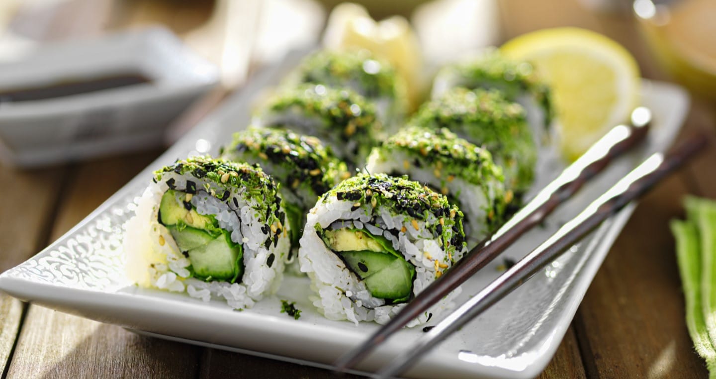 sushi wegetariańskie