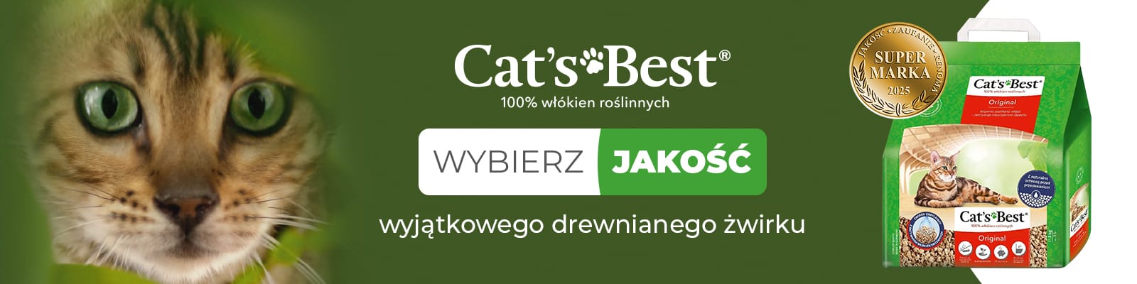 Cats Best. Wybierz jakość wyjątkowego drewnianego żwirku